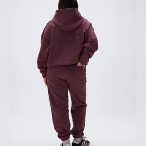 ADANOLA Performance Hoodie (L) + Joggers (S) set